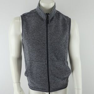 Robert Graham Full Zip Sweater Vest Mens Small Gray Klose $148‎